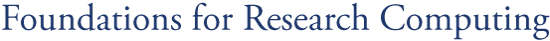 Foundations for Research Computing logo